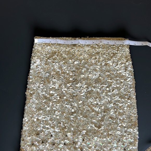 All Saints Of Spitalfields| gold embellished skirt US6 - Picture 10 of 11